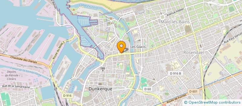 localisation de l'entreprise ELLA à DUNKERQUE