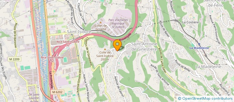 localisation de l'entreprise ELLA à NICE