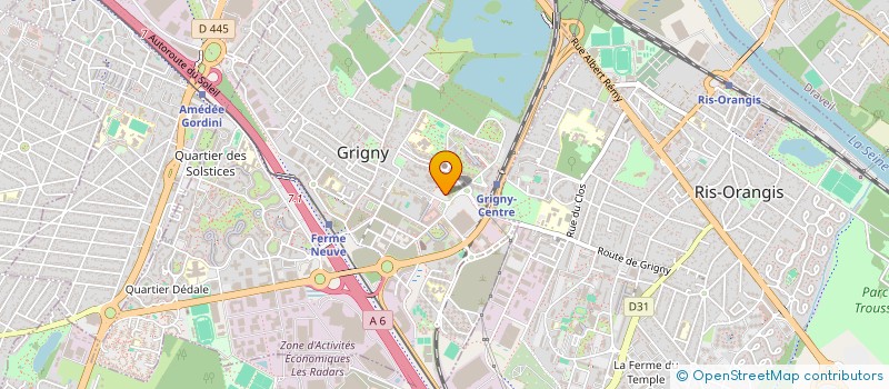 localisation de l'entreprise ELLA à GRIGNY