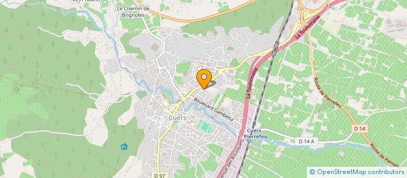 localisation de l'entreprise ELLA  CUERS