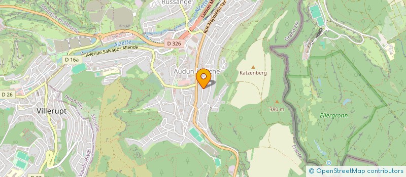 localisation de l'entreprise ELLA  AUDUN-LE-TICHE