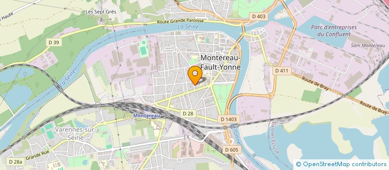 localisation de l'entreprise ELLA à MONTEREAU-FAULT-YONNE