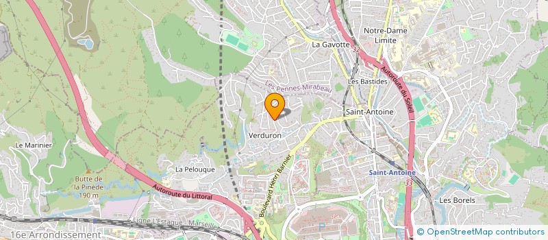 localisation de l'entreprise ELLA à MARSEILLE