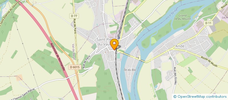 localisation de l'entreprise ELLA à PONT-AUDEMER
