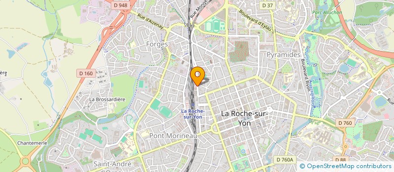 localisation de l'entreprise ELLA à LA ROCHE-SUR-YON