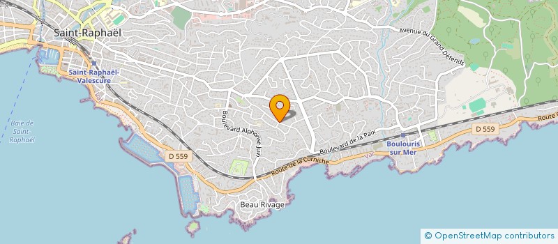 localisation de l'entreprise ELLA CO  SAINT-RAPHAEL