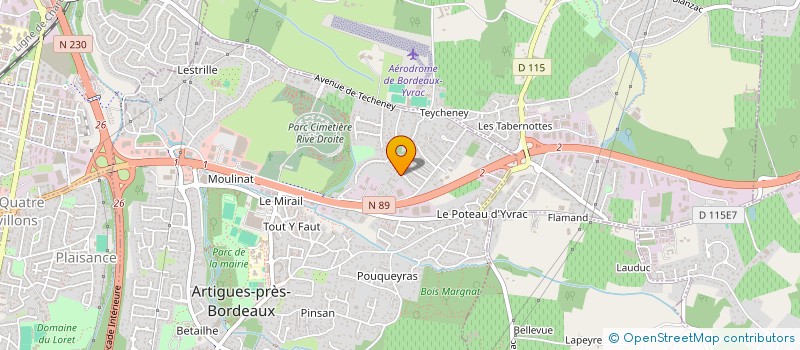 localisation de l'entreprise ELLA CONCEPT  ARTIGUES-PRES-BORDEAUX