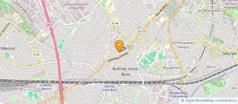 localisation de l'entreprise ELLA CONSTRUCTION à AULNAY-SOUS-BOIS