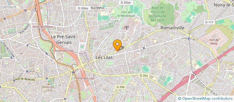 localisation de l'entreprise ELLA DISTRIBUTION à LES LILAS