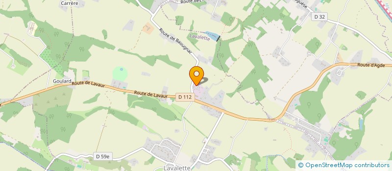 localisation de l'entreprise ELLA ENT  LAVALETTE