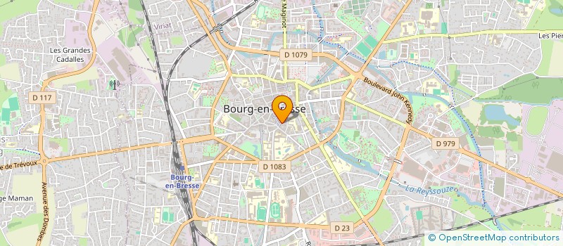 localisation de l'entreprise ELLA OPTIQUE à BOURG-EN-BRESSE