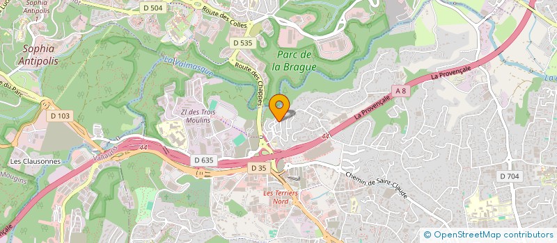 localisation de l'entreprise ELLA STUDIOS  ANTIBES