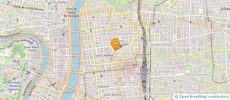 localisation de l'entreprise ELLAG  LYON