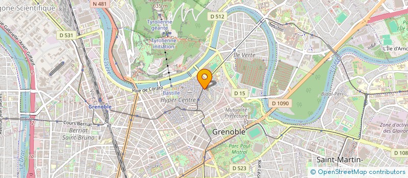 localisation de l'entreprise ELLANEO à GRENOBLE