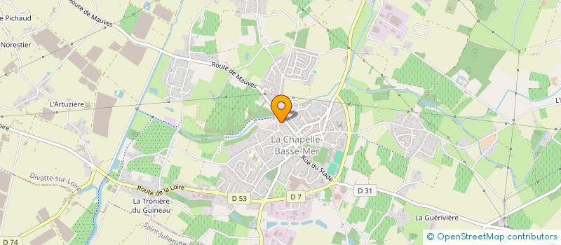 localisation de l'entreprise ELLANT à DIVATTE-SUR-LOIRE