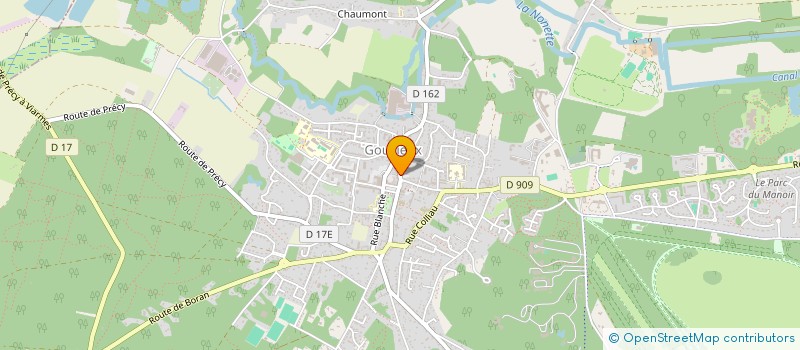 localisation de l'entreprise ELLAS à GOUVIEUX