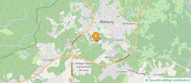 localisation de l'entreprise ELLASA DEVELOPPEMENT  MATOURY