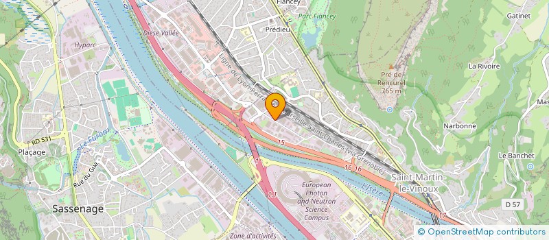 localisation de l'entreprise ELLAVA  SAINT-MARTIN-LE-VINOUX