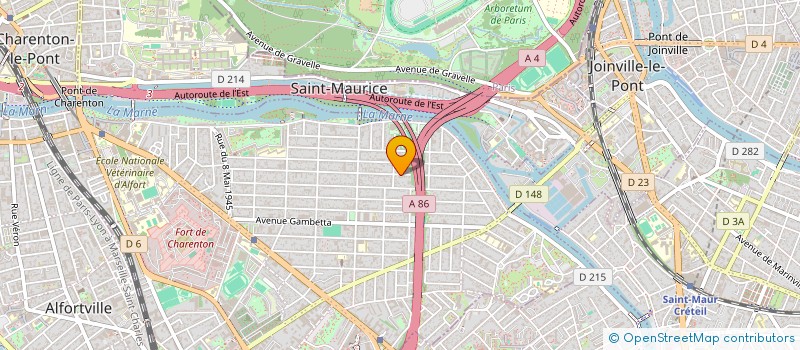 localisation de l'entreprise ELLE à MAISONS-ALFORT