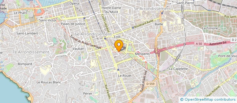 localisation de l'entreprise ELLE à MARSEILLE