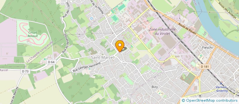localisation de l'entreprise ELLE AIME L INSTITUT à SAINT-MARCEL