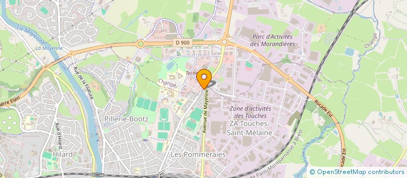 localisation de l'entreprise ELLE CONSULTING à LAVAL