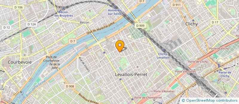 localisation de l'entreprise ELLE CONSULTING à LEVALLOIS-PERRET