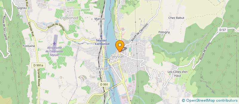 localisation de l'entreprise ELLE & COSY  SEYSSEL