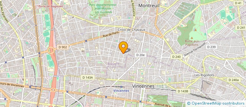 localisation de l'entreprise ELLE DUD STUDIO à MONTREUIL