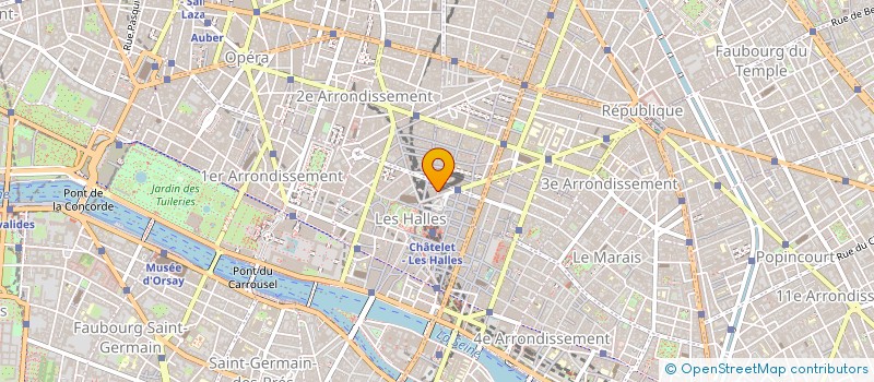 localisation de l'entreprise ELLE EN SOIE à PARIS
