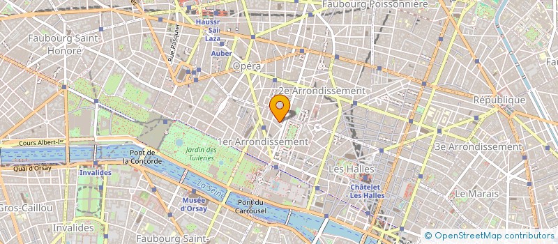 localisation de l'entreprise ELLE EST AU BUREAU à PARIS