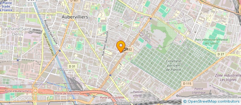 localisation de l'entreprise ELLE ET EUX à AUBERVILLIERS