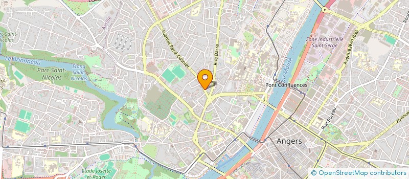localisation de l'entreprise ELLE ET LUI à ANGERS