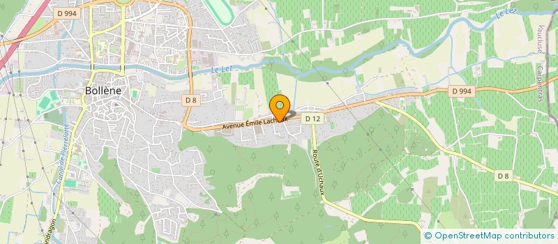 localisation de l'entreprise ELLE ET LUI COIFFURE  BOLLENE