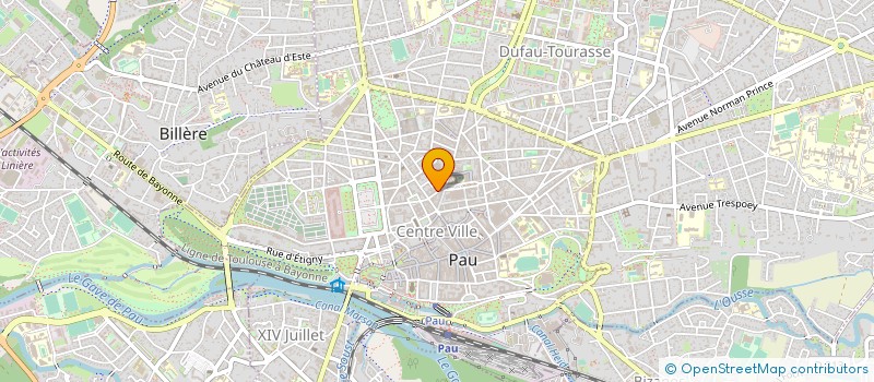 localisation de l'entreprise ELLE ET LUI COLLECTIONS à PAU