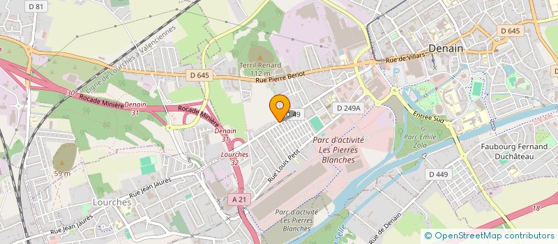 localisation de l'entreprise ELLE ET LUI CONSEIL à DENAIN