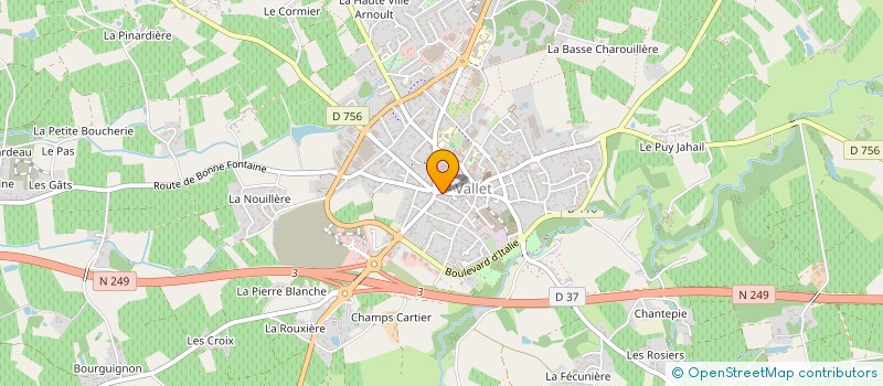 localisation de l'entreprise ELLE ET LUI LA MODE MINI...MAXI  VALLET