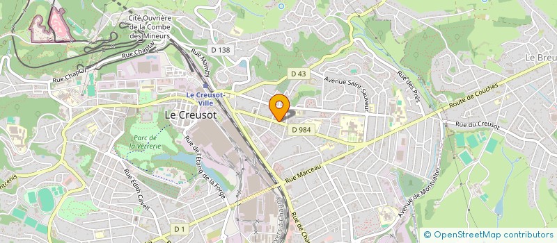 localisation de l'entreprise ELLE ET LUI MELIE MELO  LE CREUSOT