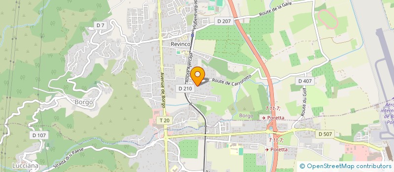 localisation de l'entreprise ELLE & LUI à BORGO