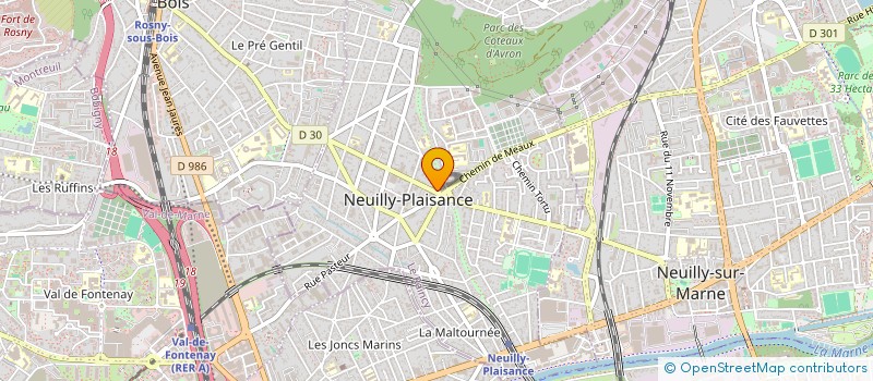 localisation de l'entreprise ELLE & LUI ESTHETIQUE à NEUILLY-PLAISANCE