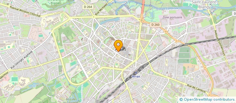 localisation de l'entreprise ELLE M à ARRAS