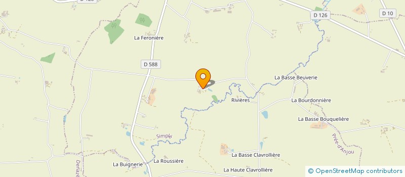 localisation de l'entreprise ELLE M' PEINTURE  QUELAINES-SAINT-GAULT