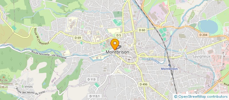 localisation de l'entreprise ELLE...OSE  MONTBRISON