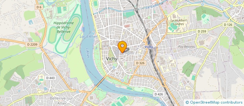 localisation de l'entreprise ELLE POUR LUI à VICHY