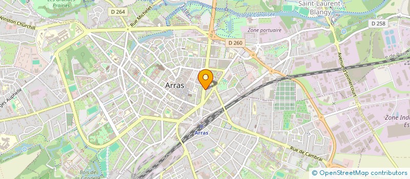 localisation de l'entreprise ELLE REVE à ARRAS