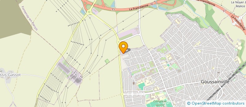 localisation de l'entreprise ELLE SE LANCE  GOUSSAINVILLE