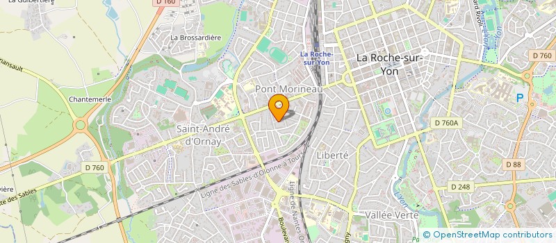 localisation de l'entreprise ELLE & SOIE-IMPORT à LA ROCHE-SUR-YON