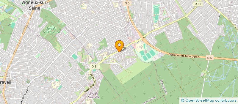 localisation de l'entreprise ELLE & VTC  VIGNEUX-SUR-SEINE