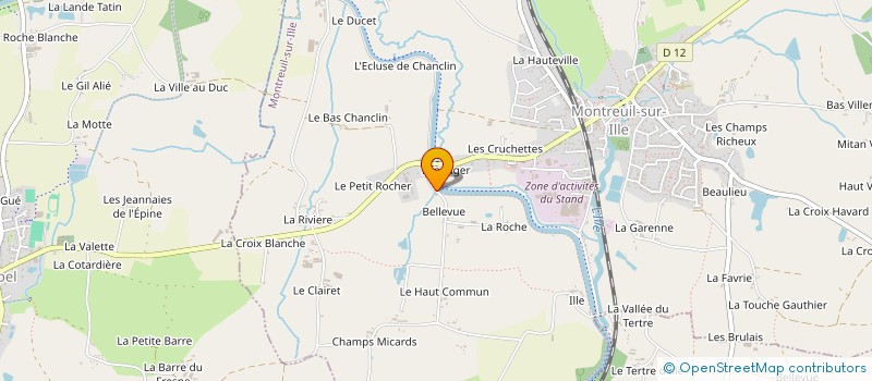 localisation de l'entreprise ELLEAM ACCOMPAGNEMENT  MONTREUIL-SUR-ILLE