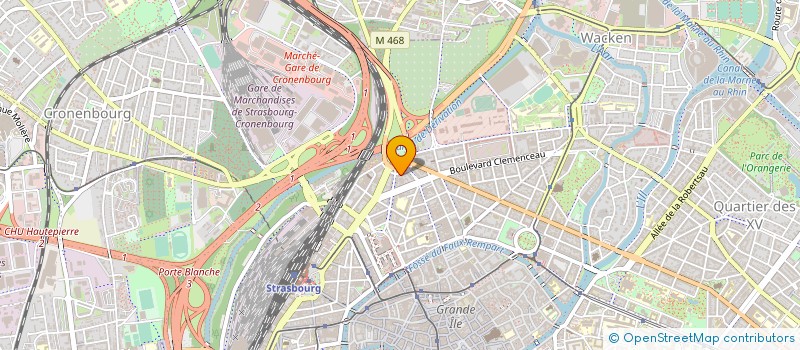 localisation de l'entreprise ELLEB'S à STRASBOURG